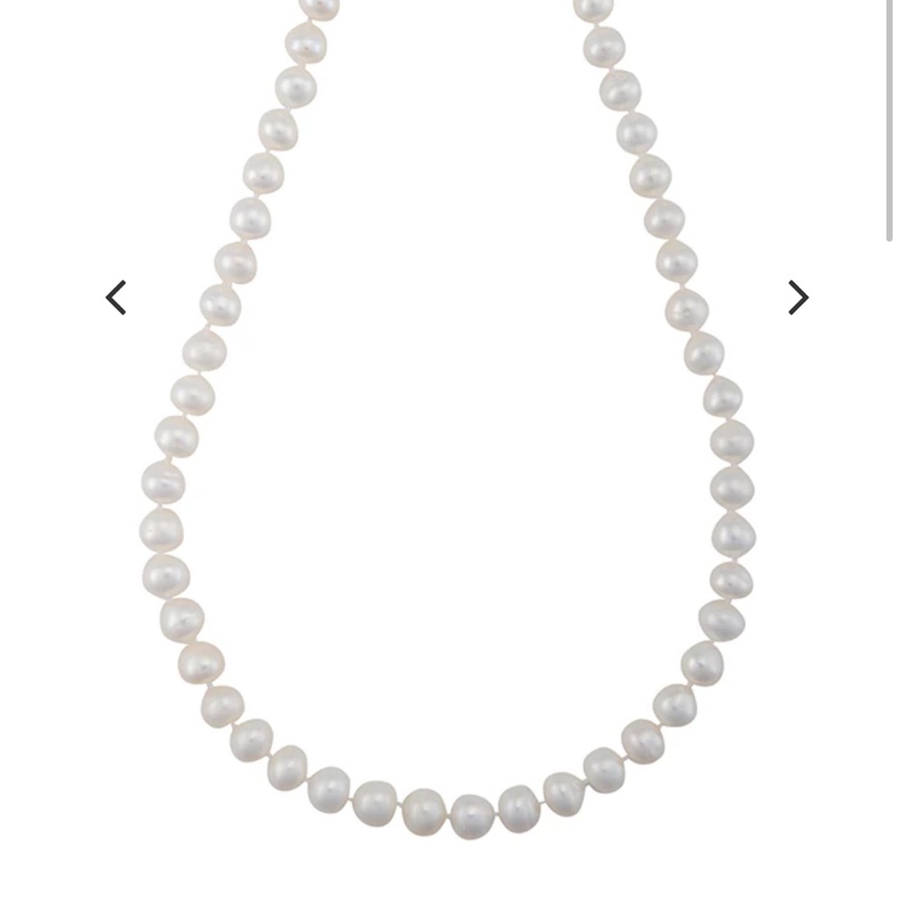 Brand new in box doghouse pearl necklace and earring